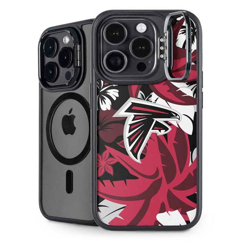 NFL Atlanta Falcons Tropical Print iPhone 16 Pro Kickstand Case